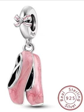 ✨🩰 Authentic 925 Sterling Silver Ballerina Charm Pendant  🩰✨